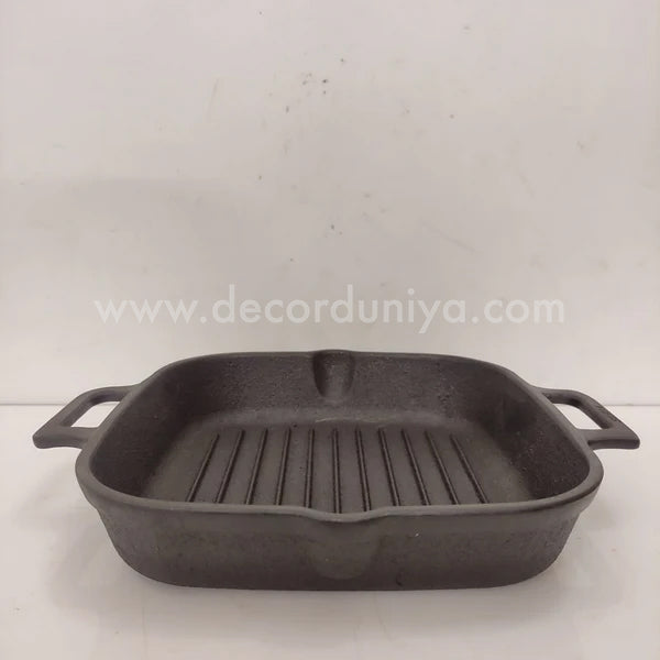 Grill Pan | Seasoned - (Treated) Cast Iron - CIGP0001