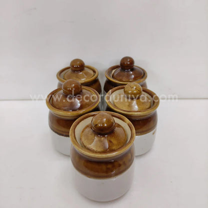 Ceramic Jar - CJ0002 (set of 5 pieces)
