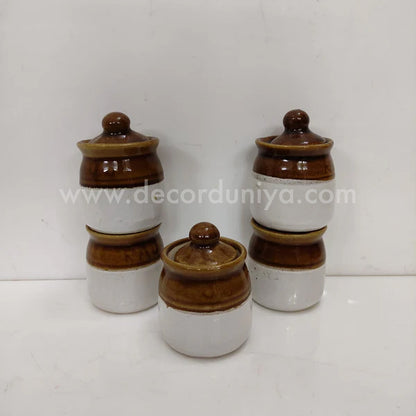 Ceramic Jar - CJ0002 (set of 5 pieces)