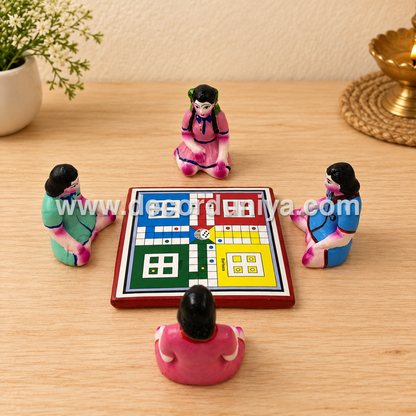 Ludo Set | Decor Duniya Golu Doll | Navaratri Golu Dolls - SAP320