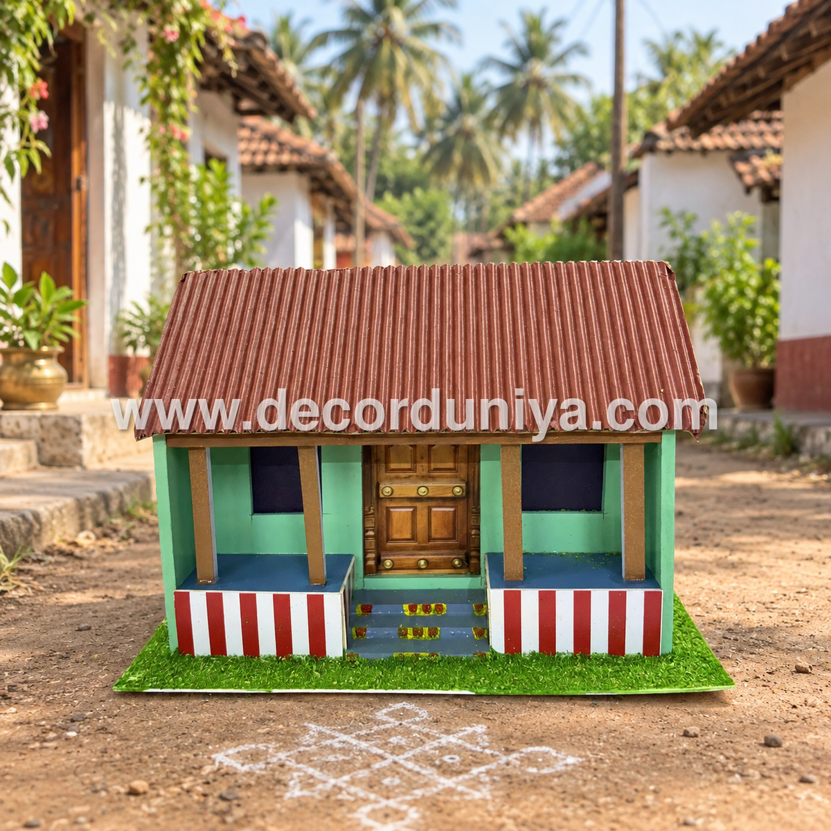 Traditional House | Golu Bommai | Decor Duniya Golu Dolls | Navaratri Golu Bommai - MT5