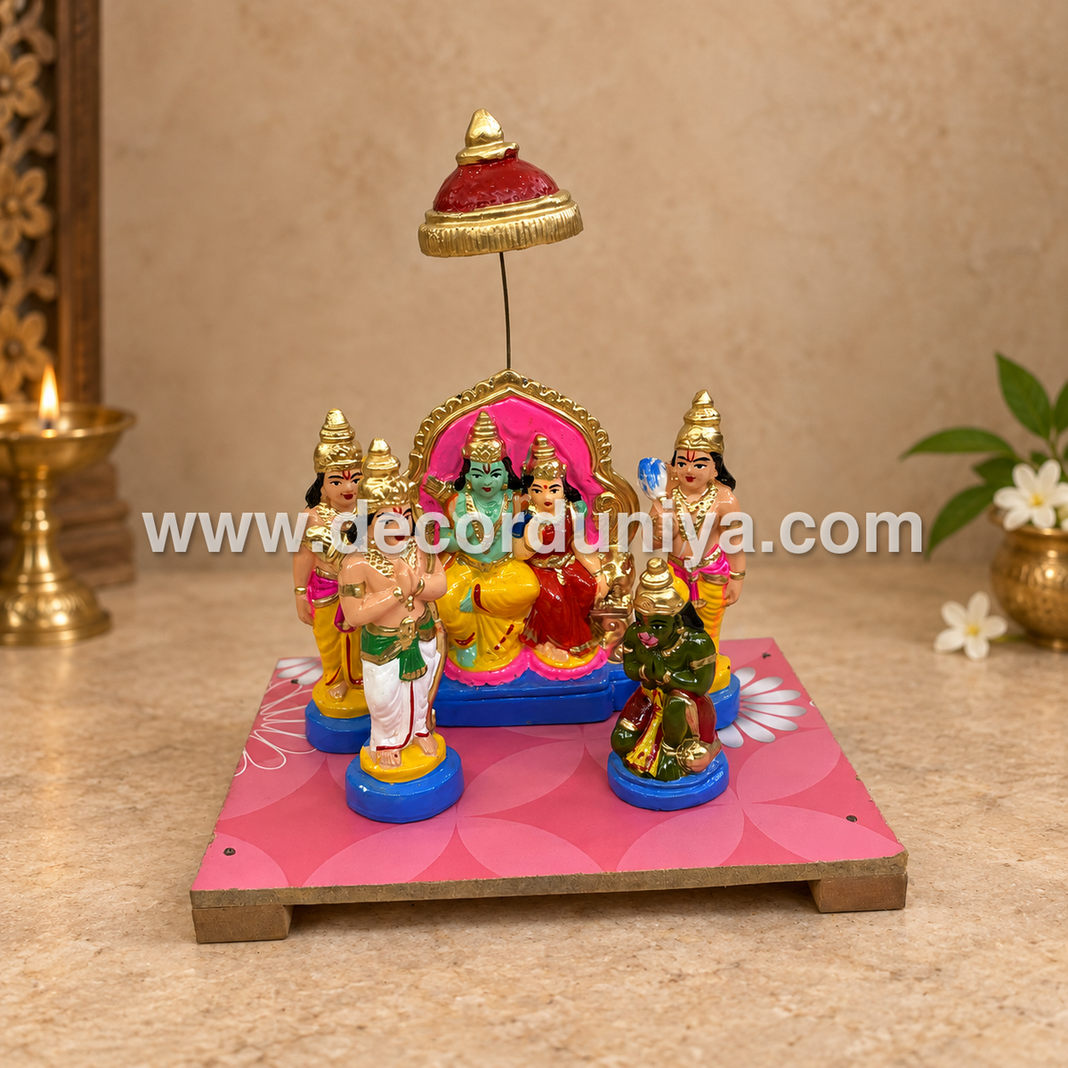 Ramar Set | Ram Darbar | Decor Duniya Golu Doll | Navaratri Golu Dolls - SAP26