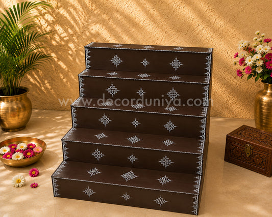 Dismantable 5 Step Golu Padi | 48 inches Width - DGP16