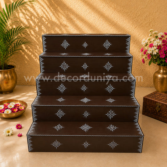 Dismantable 5 Step Golu Padi | 48 inches Width - DGP16