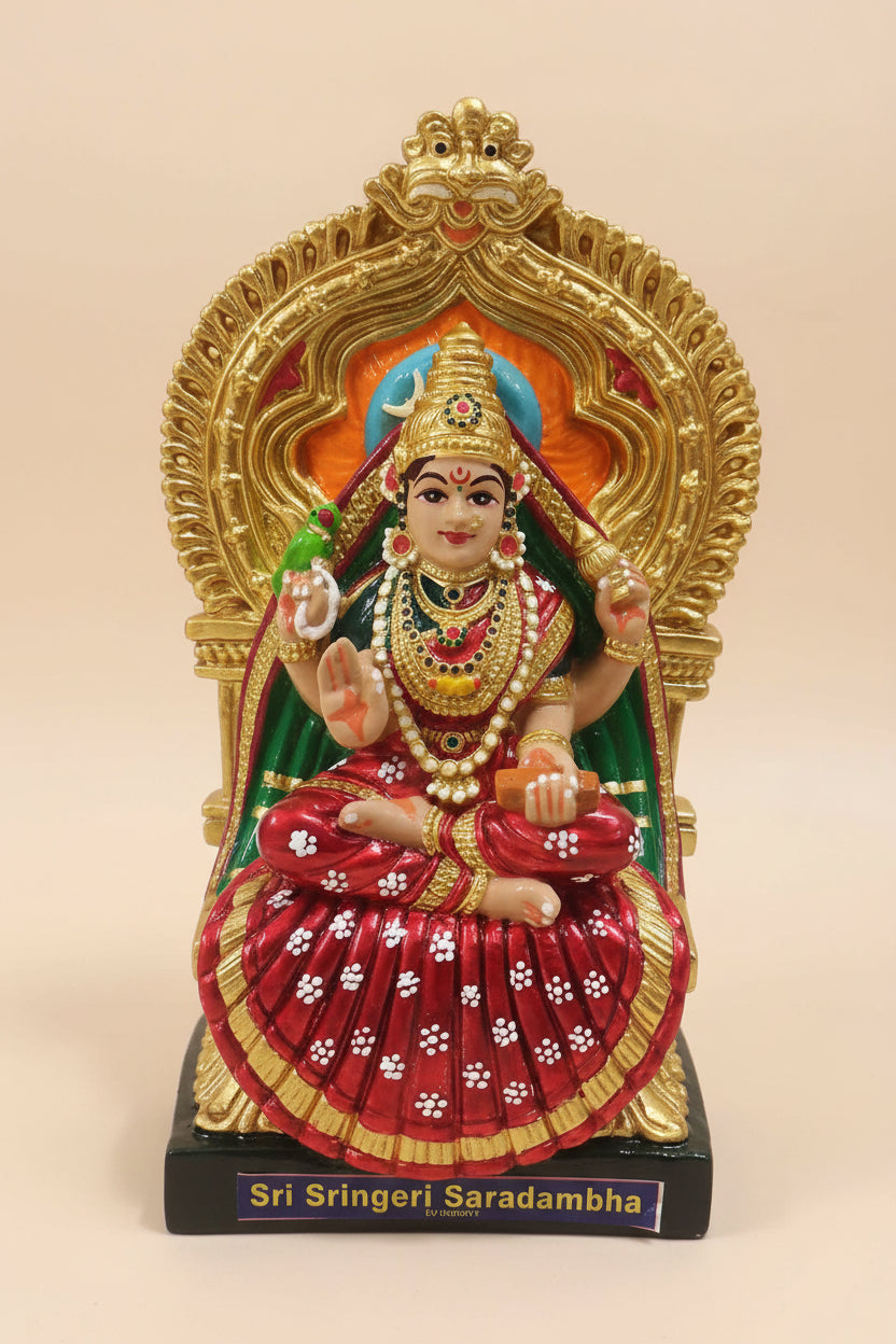 Sringeri Saradambal | Fibre Golu Bommai | Decor Duniya Golu Dolls | Navaratri Golu Bommai - DN95