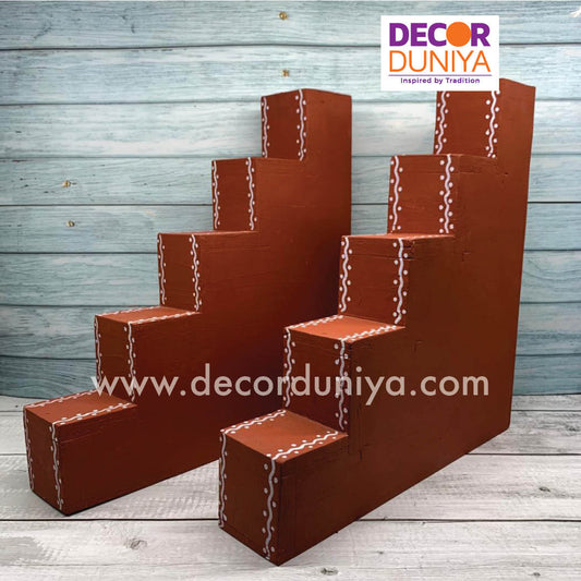5 Step Diya Stand - Vilakku Padi - DS02