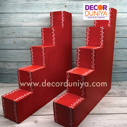 5 Step Diya Stand - Vilakku Padi - DS03