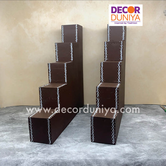 5 Step Diya Stand - Vilakku Padi - DS04