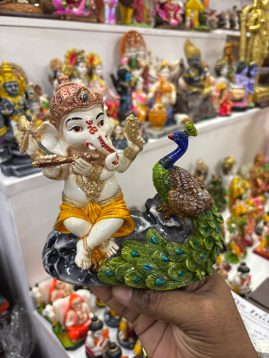 Ganesha with Peacock- CI905