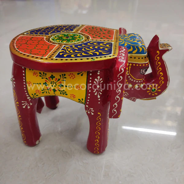 Handcrafted Wooden Elephant Stand - ES09