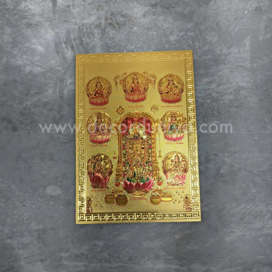Fridge Magnet - Mettalic Gold Finish - Ashta Perumal - FM21