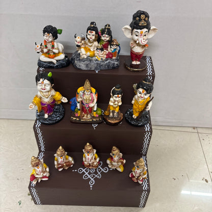 3 Step Miniature Dolls Golu - Entire Set - KG101
