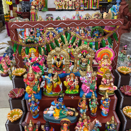 5 Step Clay Dolls Golu - Entire Set - CG109