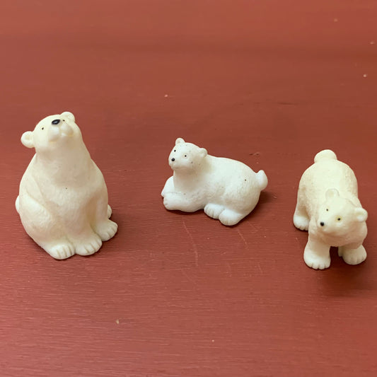 Polar bear set of 3 pcs- M85 - C