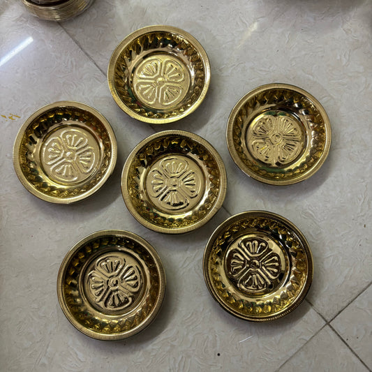 Brass Plate - Set of 6 Pcs - RB28