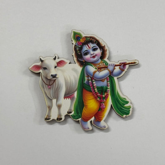 Fridge Magnet - Cow Krishna - FM114