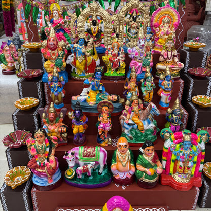 5 Step Clay Dolls Golu - Entire Set - CG109