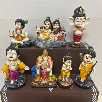 3 Step Miniature Dolls Golu - Entire Set - KG101