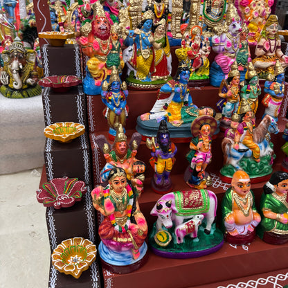 5 Step Clay Dolls Golu - Entire Set - CG109