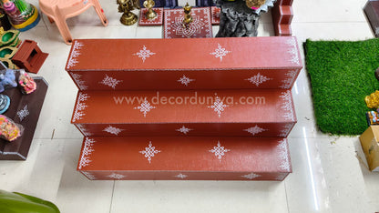 3 Steps - Dismantable Golu Padi | 36 inches Width| Golu Padi - VS32