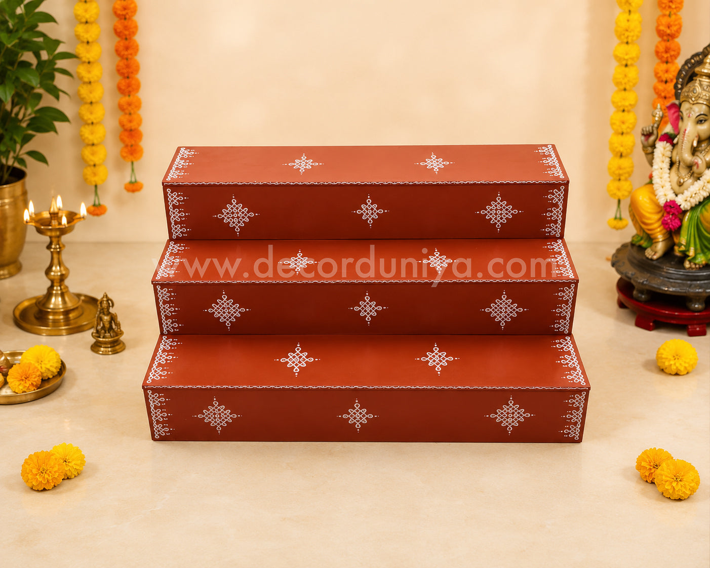 3 Steps - Dismantable Golu Padi | 36 inches Width| Golu Padi - VS32
