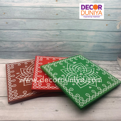 Wooden Kolam Manai - H04