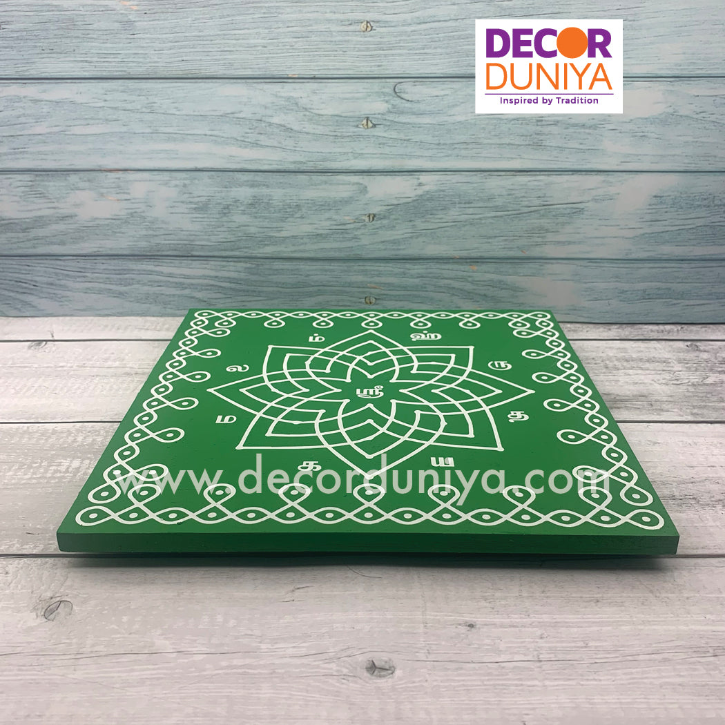 Wooden Kolam Manai - H04