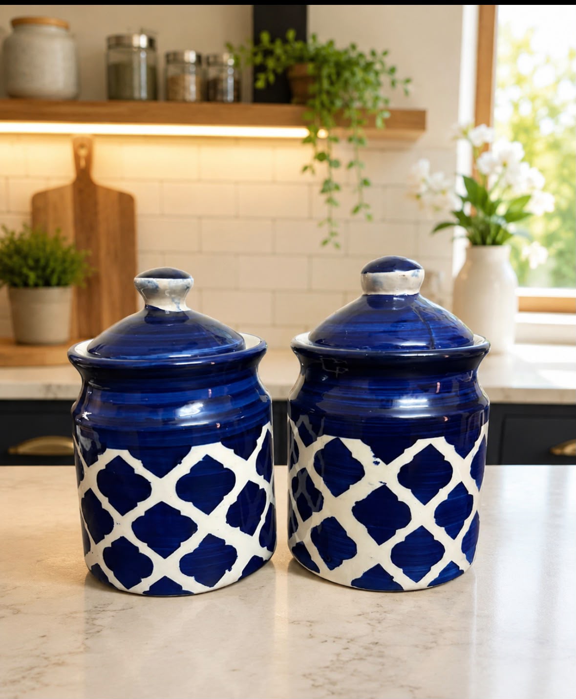 Ceramic Jar - Set of 2 Pcs- CJ2