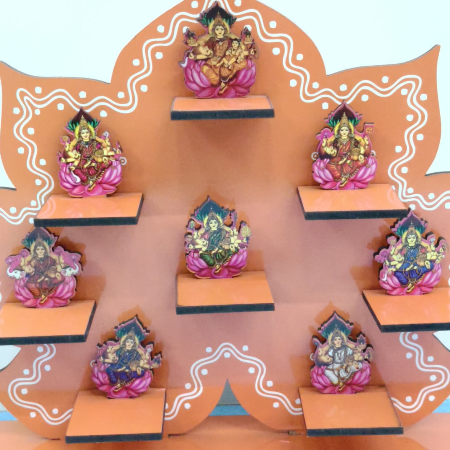 Ashtalakshmi stand (MDF) - AS3