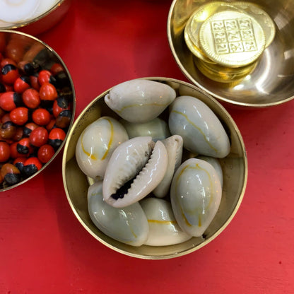 Lakshmi Pooja items combo with Brass Bowl - LP04