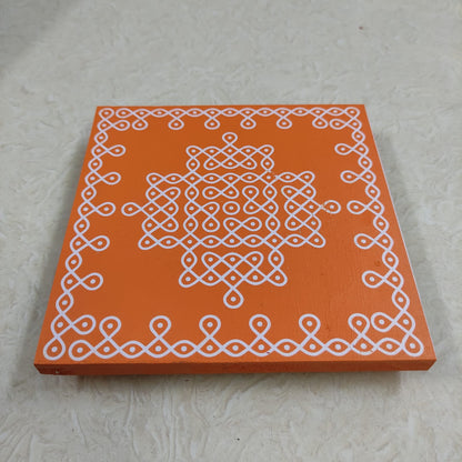 Wooden Kolam Manai - KK6O-C