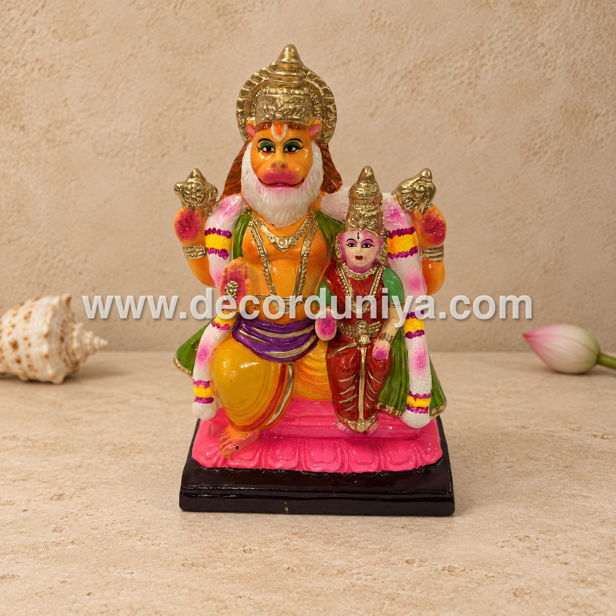 Lakshmi Narasimhar Golu Doll | Lakshmi Narasimha | Decor Duniya Navaratri Golu Bommai – SAP102