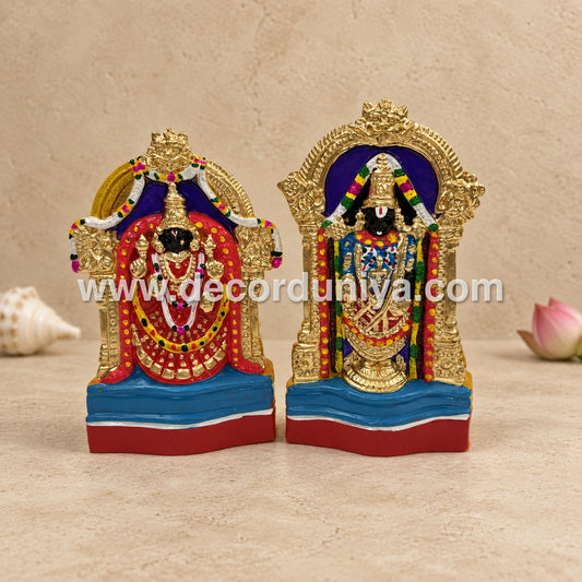 Balaji Padmavathi Golu Doll | Perumal Thayar | Decor Duniya Navaratri Golu Bommai – SAP106
