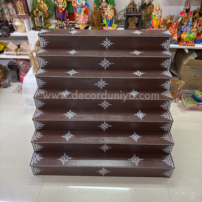 Dismantable 7 Step Golu Padi | 36 inches Width - DGP9