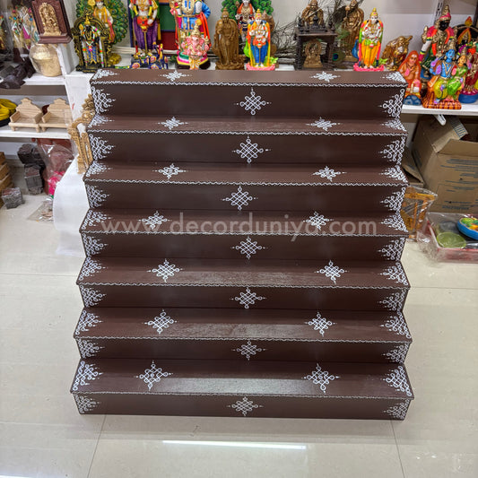 Dismantable 7 Step Golu Padi | 36 inches Width - DGP9