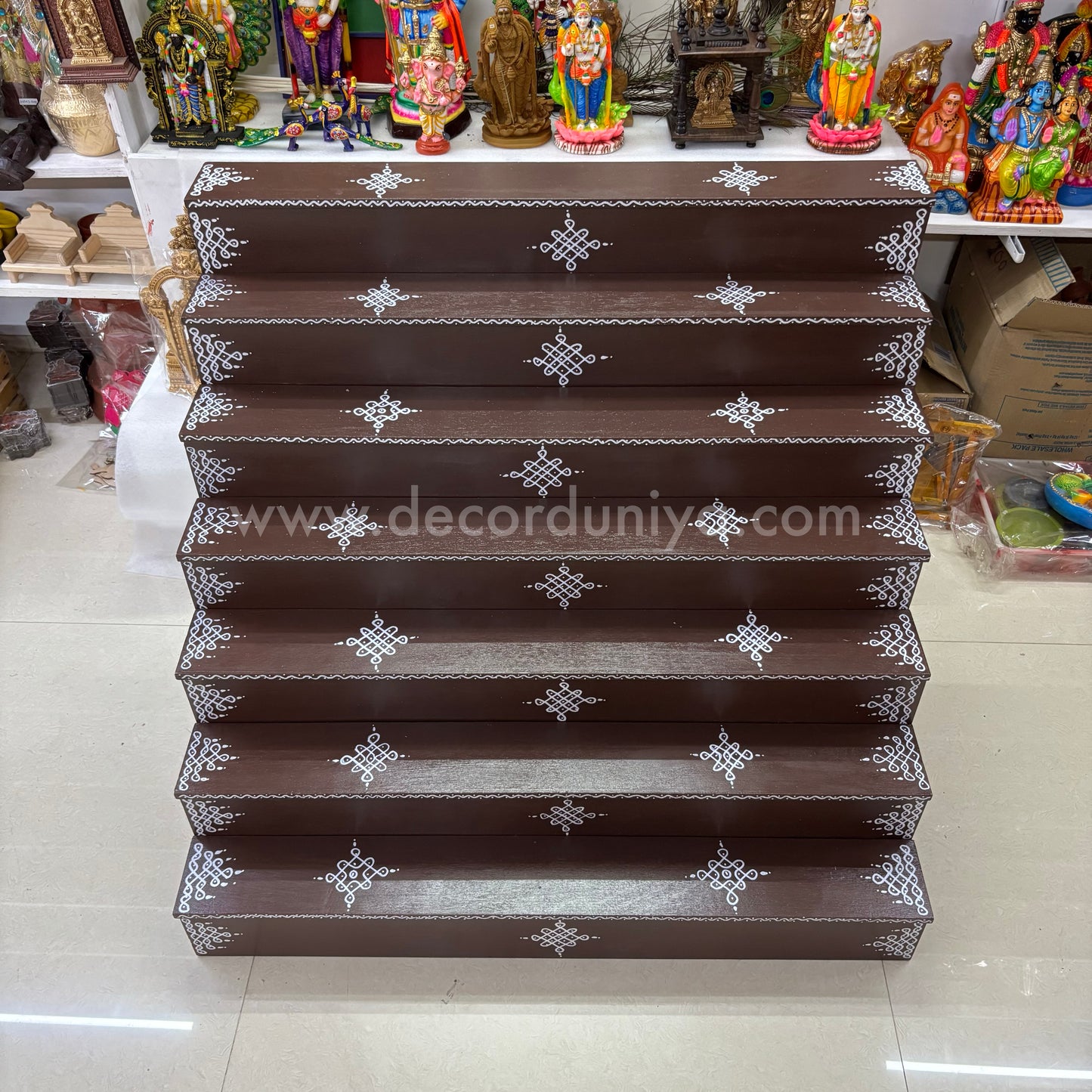Dismantable 7 Step Golu Padi | 36 inches Width - DGP9