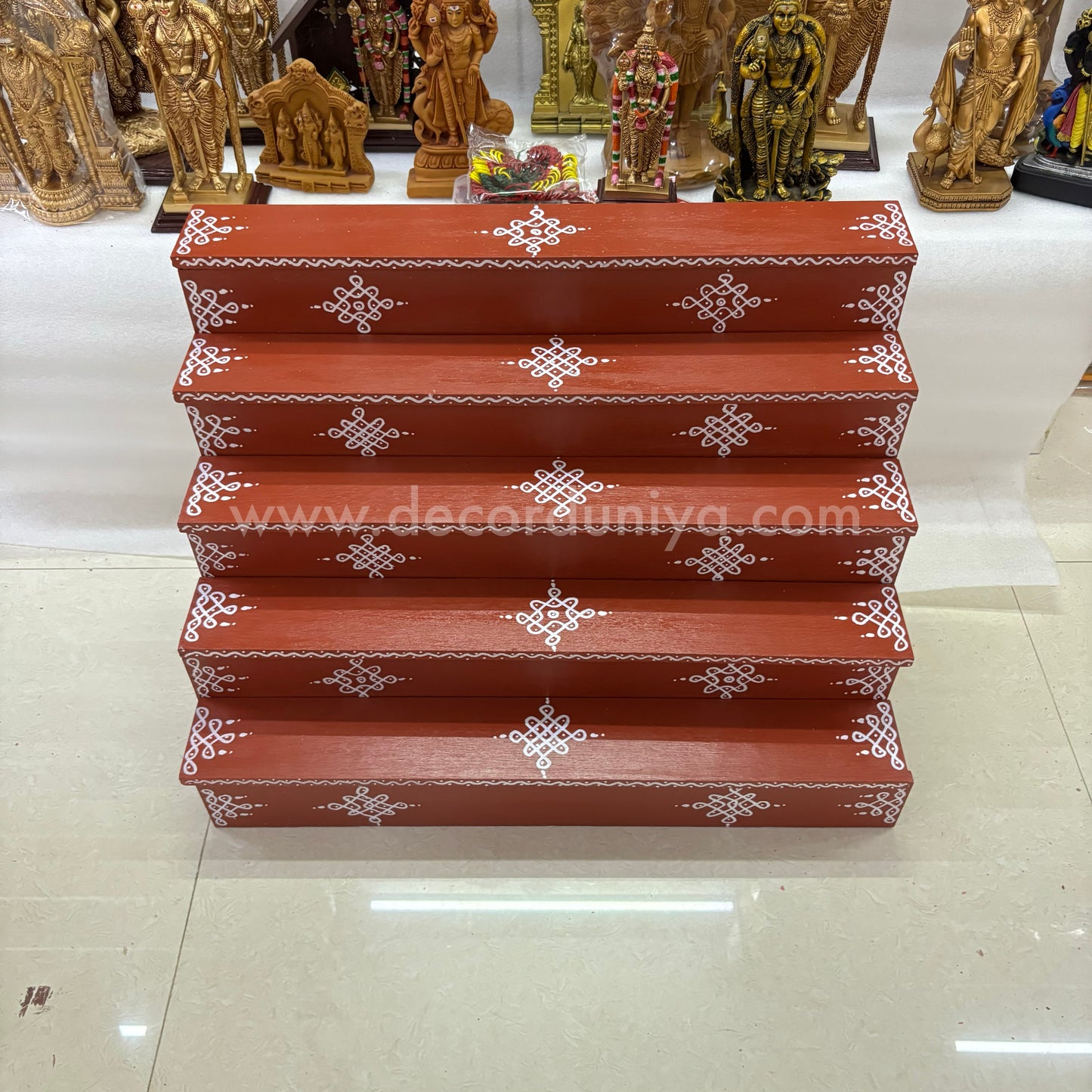 Dismantable 5 Step Golu Padi | 24 inches Width - DGP7