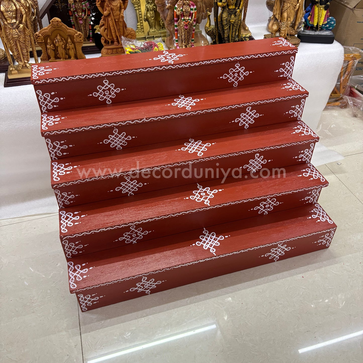 Dismantable 5 Step Golu Padi | 24 inches Width - DGP7