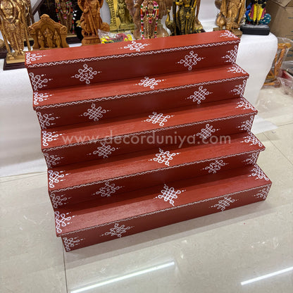 Dismantable 5 Step Golu Padi | 24 inches Width - DGP7