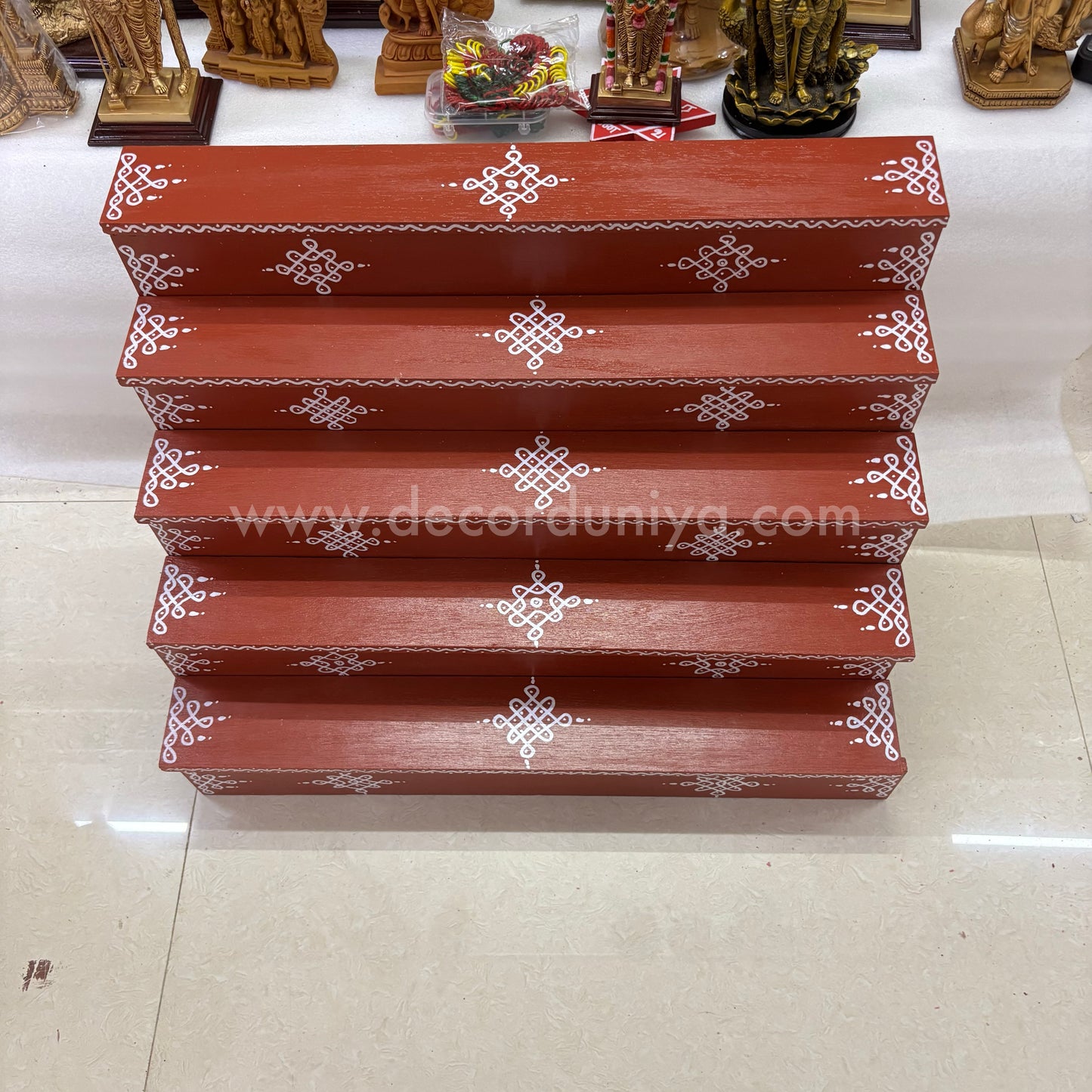 Dismantable 5 Step Golu Padi | 24 inches Width - DGP7