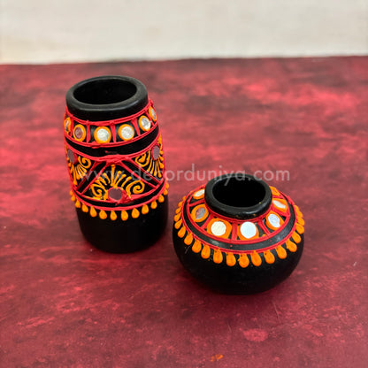 Hand Painted Designer Pots - VS33