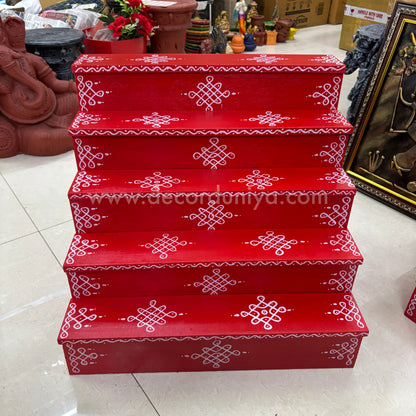 Dismantable 5 Step Golu Padi | 24 inches Width - DGP11