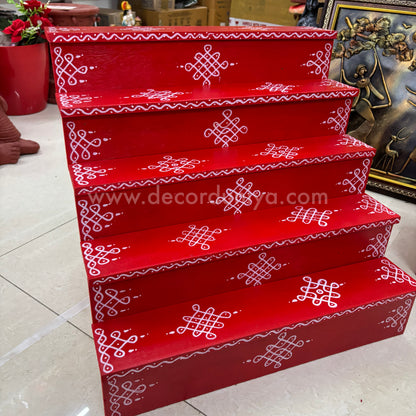 Dismantable 5 Step Golu Padi | 24 inches Width - DGP11