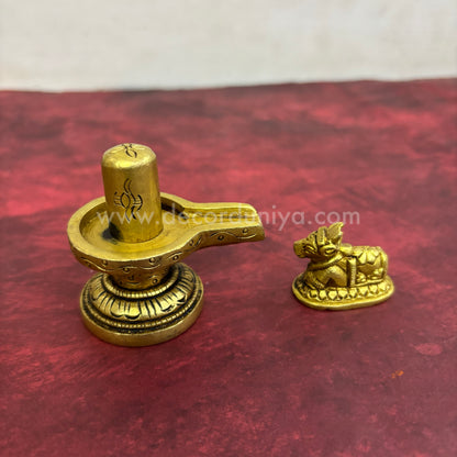 Siva Lingam and Nandi - RJ104