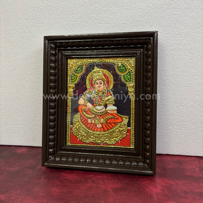 Tanjore Painting | Annapoorani | Chettinad Frame | - Flat Gold Foil  - TPM104