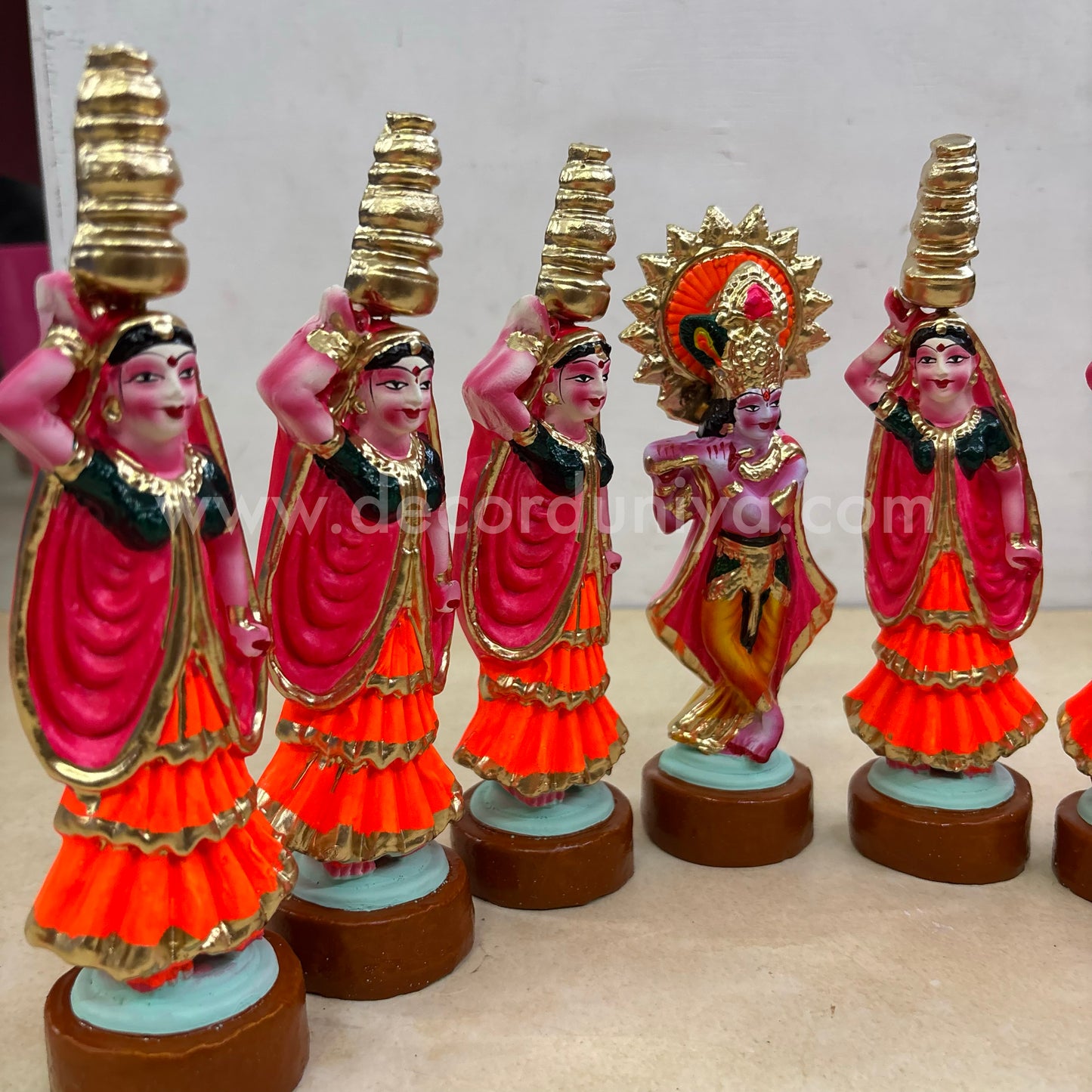 Gopika Krishna | Set of 7 Pcs | Decor Duniya Golu Doll | Navaratri Golu Dolls - SAP74