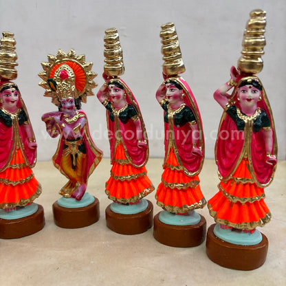 Gopika Krishna | Set of 7 Pcs | Decor Duniya Golu Doll | Navaratri Golu Dolls - SAP74