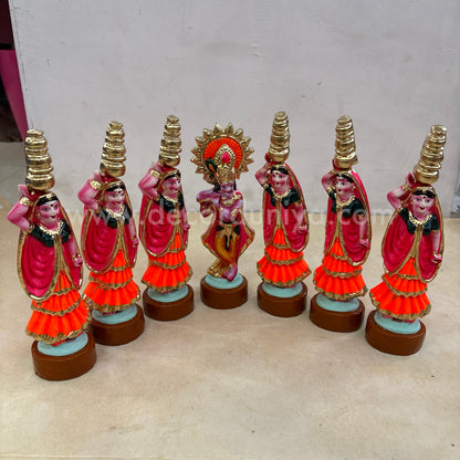 Gopika Krishna | Set of 7 Pcs | Decor Duniya Golu Doll | Navaratri Golu Dolls - SAP74