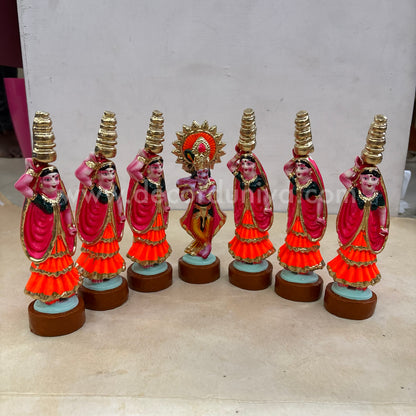 Gopika Krishna | Set of 7 Pcs | Decor Duniya Golu Doll | Navaratri Golu Dolls - SAP74