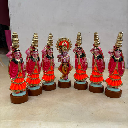 Gopika Krishna | Set of 7 Pcs | Decor Duniya Golu Doll | Navaratri Golu Dolls - SAP74